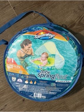 Like new Swimways Sun Canopy Spring Float - Splash N Play